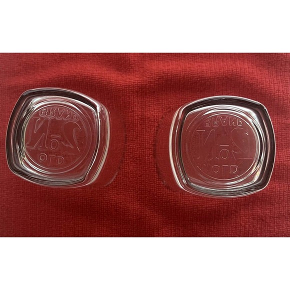 Jack Daniels‎ Old No 7 Brand Whiskey Barware Rocks Glass Tumbler Square - Picture 2 of 2